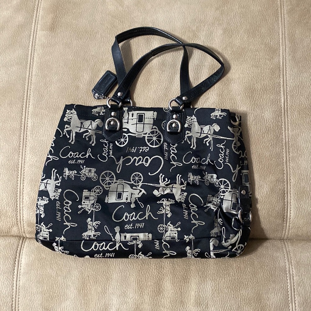 Designer Coach Tote Bag